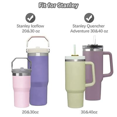 Silicone Spill Proof Stopper 6PC for Stanley 40 oz Tumbler with Handle or  30 oz Reusable