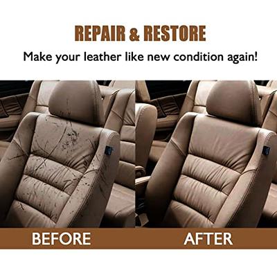 Leather Repair Gel for Furniture, Professional DIY Leather and Vinyl Repair  Kit, Liquid Leather Repair Kit, Restorer of Your Couch, Sofa, Car Seat and  Your Jacket (Light Brown) - Yahoo Shopping