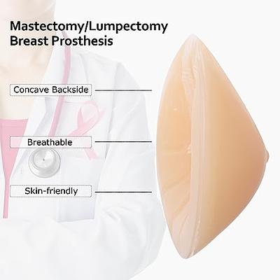 Silicone Breast Form Triangle Mastectomy Prosthesis Bra Pad