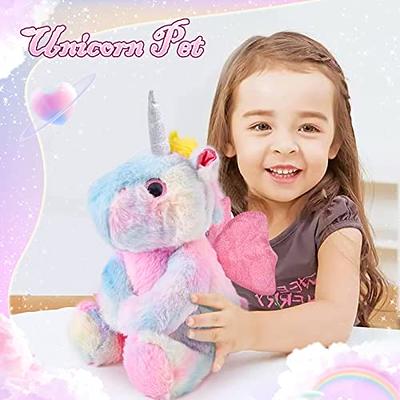  Unicorns Gifts for Girls Age 3-8,Unicorn Toys for 3 4 5 6 7 8  Year Old Girls,Unicorn Stuffed Animals Kids Toys for Girls Age 3-8 Year Old,Soft  Plush Girl Toys Set,Idea