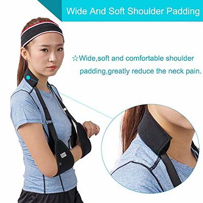  ZENKEYZ Shoulder Brace For Men & Women, Shoulder Immobilizer  For Torn Rotator Cuff, Tendonitis, Dislocation, Pain, Neoprene Shoulder  Compression Sleeve Wrap