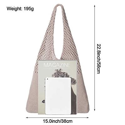 Retro Y2K Canvas Shoulder Bag, Large Capacity Hobo Crossbody Shoulder Bag,  Aesthetic Handbag Fairy Grunge Tote Bag (White)