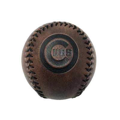 Chicago Cubs Rawlings Gold Leather Baseball