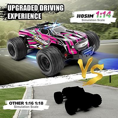 Racent Remote Control Car 1:14 Scale Drift RC Cars for Kids 2.4Ghz 4WD with  Led Light