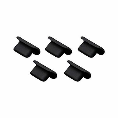 4pcs Anti-Lost Anti Dust Plug, USB Type C Port Dust Covers Caps for Phone,  Black