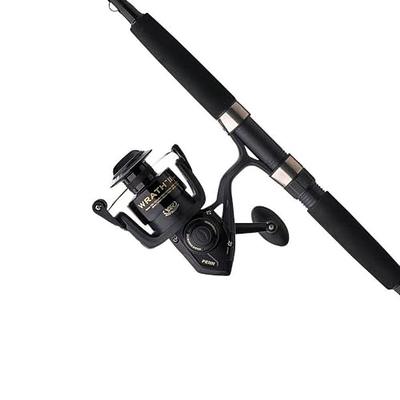 PENN 8' Wrath II Fishing Rod and Spinning Reel Combo, Size 5000, Medium  Heavy Power, Moderate Fast Action, Corrosion-Resistant Graphite  Construction, Lightweight and Durable - Yahoo Shopping