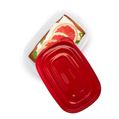 Rubbermaid TakeAlongs, 1 Gallon, 2 Packs, Red, Large Rectangular Plastic  Food Storage Containers - Yahoo Shopping
