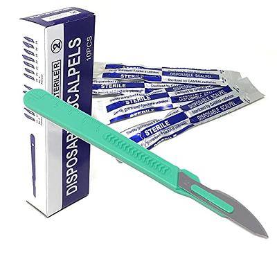 Scalpel Sterile Blades 10 10pcs Sterile Individually Foil Wrapped