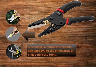 Multi-purpose Scissors Tin Snips Metal Sheet Cutting Scissor Pvc Pipe  Cutter Professional Industrial Shears Iron Scissors DIY