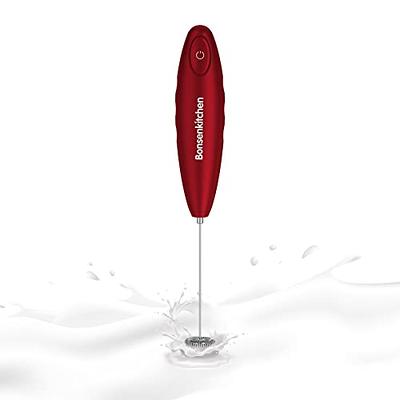 NAPCAM Electric Milk Frother USB Rechargeable Portable 