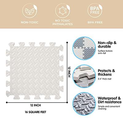 Tamiplay 16 Tiles Foam Play Mat for Baby, Soft & Safe EVA Foam Mats for  Floor
