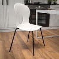HERCULES Series 900 lb. Capacity King Louis Chair with White Vinyl
