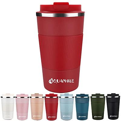 DLOCCOLD Insulated Coffee Mug with Handle 12 oz Stainless Steel Travel  Coffee Cup with Lid Spill Proof Reusable Thermos Coffee Cups for Men Women  - Yahoo Shopping