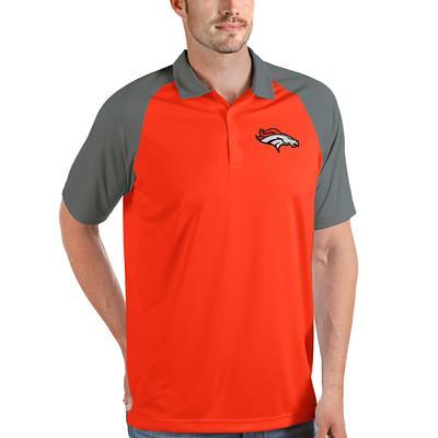 Men's Antigua Orange/Steel Cincinnati Bengals Nova Polo Size: Medium