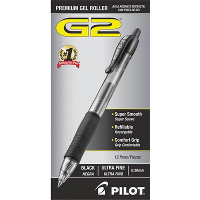 Pilot 5ct G2 Gel Pens Extra Fine Point 0.5mm Black Ink : Target