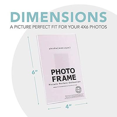 Photo Booth Frames - 4x6 Inch Clear Acrylic Plastic Display