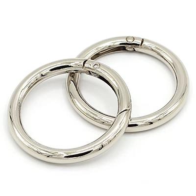 Betoplin 8 Pcs Carabiner Rings, Round Carabiner Metal O Ring Snap Clip  Trigger Spring Keyring Buckle - Yahoo Shopping