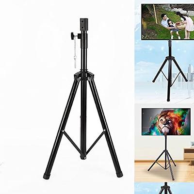 PERLESMITH TV Tripod Stand-Portable TV Stand for 23-60 Inch LED LCD OLED  Flat Screen TVs-Height Adjustable Display Floor TV Stand with VESA  400x400mm