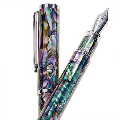 1PC Luxury Fountain Pen Medium Nib Pen with Twist Converter Use