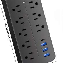 Bell + Howell 3-Outlet Power Pro Wall Outlet Surge Protector with