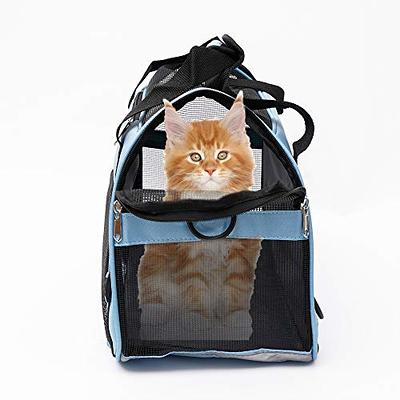 PetsHome Dog Carrier Purse, Pet Purse, Foldable Waterproof Premium Leather Pet Travel Portable Bag Carrier for Cat and Small Dog