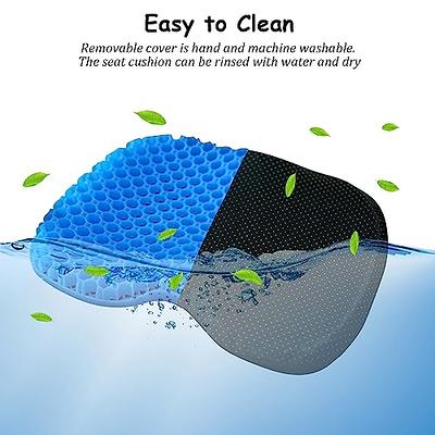 Anti Slip Kayak Seat Cushion, Waterproof Kayak Gel Seat Pad Cushions with U  Shape,Boat Canoe Inflatable Thicken Seat Cushions Kayak Accessories for