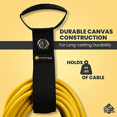 Heavy Duty Extension Cord Holder Organizer Hook Loop Cable Straps