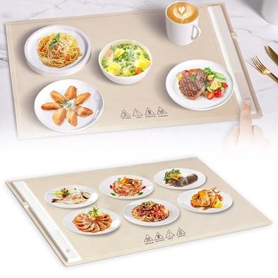 Electric Warming Tray with Adjustable Temperature, 24x15in