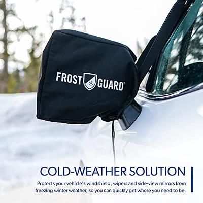 Car Windshield Snow Cover, Large Windshield Cover with 2 Side Mirror Covers,Four  Layers Protection with Magnetic Edge for Snow, Ice, Sun, Frost Defense,  Suitable for Most Cars &Vehicles 