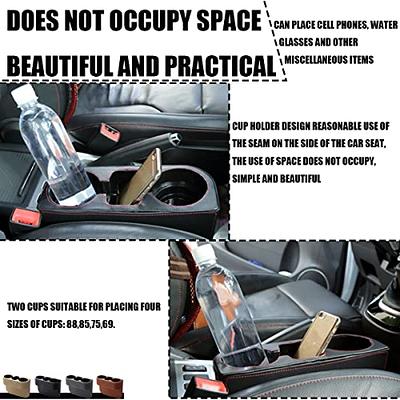 PU Leather Car Seat Crevice Cup Holder Storage Seat Gap Filler Multifu