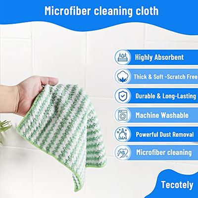 5/10Pcs Thickened Magic Cleaning Cloth Glass Microfiber Kitchen Dish Cloth  High-efficiency Tableware Household Cleaning Towel