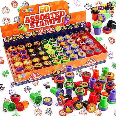 JOYIN 50 Pieces Halloween Assorted Stamps Kids Self Ink Stamps, 25 Designs  Plastic Stamps, Trick Or Treat Stamps, Spooky Stamps for Halloween Party  Gifts, Game Prizes, Halloween Goodies Bags - Yahoo Shopping