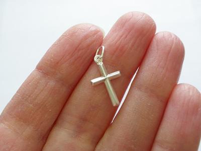 Sterling Silver Cross Charm