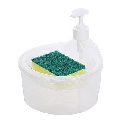 Dish Soap Dispenser and Sponge Holder 2 in 1 Gadgets Dishwashing