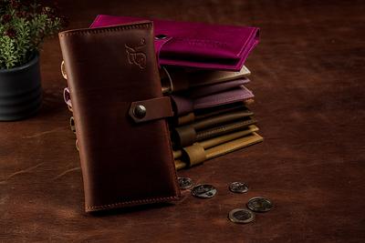 The Jefferson Personalized Fine Leather Card Holder Wallet