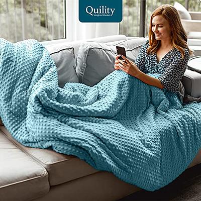 Quility Weighted Blanket for Kids 12 LB Queen Size Kids Weighted