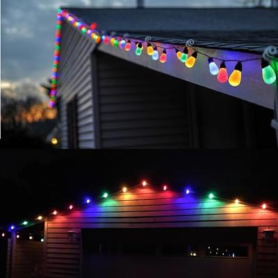 ROMANJOY 15Pack S14 LED Colored Bulbs, E26 Base 0.5W Multi Color (Red,  Orange, Blue, Green, Yellow) Shatterproof Replacement Bulb for Indoor  Outdoor String Lights, Christmas Halloween Decor - Yahoo Shopping