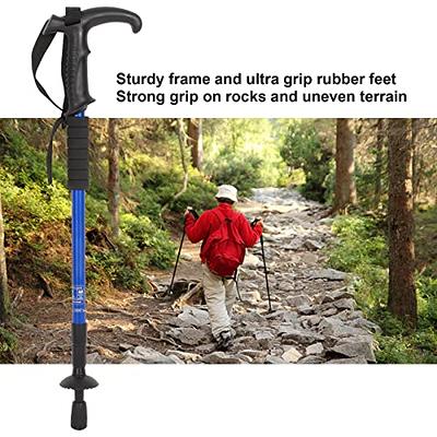 TrailBuddy Trekking Poles - 2-pc Pack Adjustable Hiking or Walking