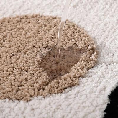 TRUEDAYS Boho Absorbent Bath Mat with Non Slip Backing - Mid