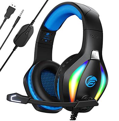 Fachixy「2024 New」FC100 Gaming Headset with Microphone for PS4/PS5/PC/Xbox/Nintendo  Switch, Xbox One Headset with RGB Light, Computer Headset with Mic - Yahoo  Shopping