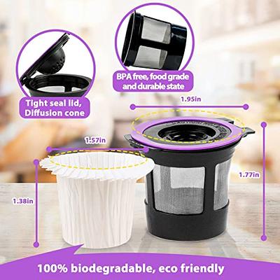 Stainless Steel Reusable K Cups fit Ninja Coffee Maker,Upgrade K Cups  Reusable Coffee Pods Permanent K Cups Coffee Filters