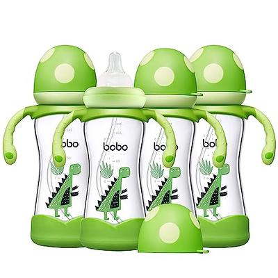 YOHKOH Natural Glass Baby Bottle with Natural Response Nipple, Wide Neck Baby  Bottles with Handle, Newborn Anti-Colic Baby Bottles Gift Set, Clear (8.8oz  (Pack of 4), Green) - Yahoo Shopping