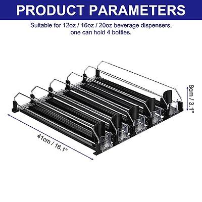 Drink Organizer for Fridge, Refrigerator Bottle Can Organizer, Self-Pushing  Soda Can Dispenser Holds, Beverage Storage for Pantry/Vending Machine,  Supermarket Beverage Automatic Pusher 