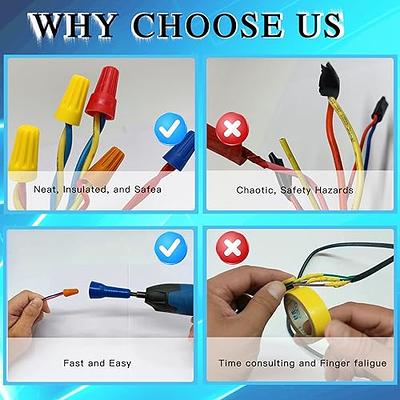 Universal Wire Twisting Tool Electrical Cable Quick Connector Automatic  Twisting Wire Stripping Stripper Twister Drill Driver