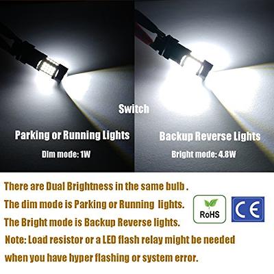 iBrightstar Newest Extremely Bright 36-SMD 3030 Chipsets 7443 7440 7441 992 LED  Bulbs with Projector Lens Replacement for Back Up Reverse Parking Daytime  Running Lights, Xenon White - Yahoo Shopping