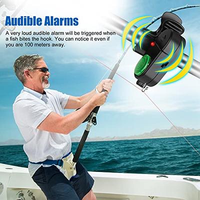 Fishing Rod Alarm Portable Electronic Fishing Bite Sound Alarm Fish Bell  Clip