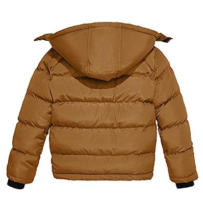  wantdo Girls' Hooded Winter Jackets Warm Fleece Jacket