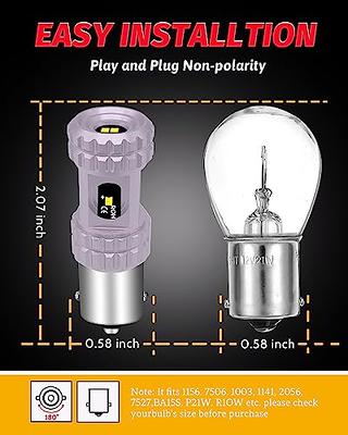 LED bulb P21W, 12/24 V 