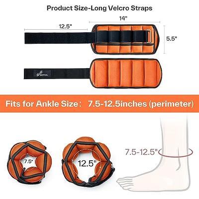 Henkelion 1 Pair 2 3 5 10 Lbs Adjustable Ankle Weights For Women Men Kids,  Strength Training Wrist And Ankle Weights Sets For Gym, Fitness Workout