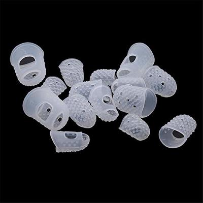 ZALING 15 Pcs Silicone Thimble Tip Hollowed Breathable Freely for Withnail  DIY Sewing Needlework Accessory Transparent - Yahoo Shopping
